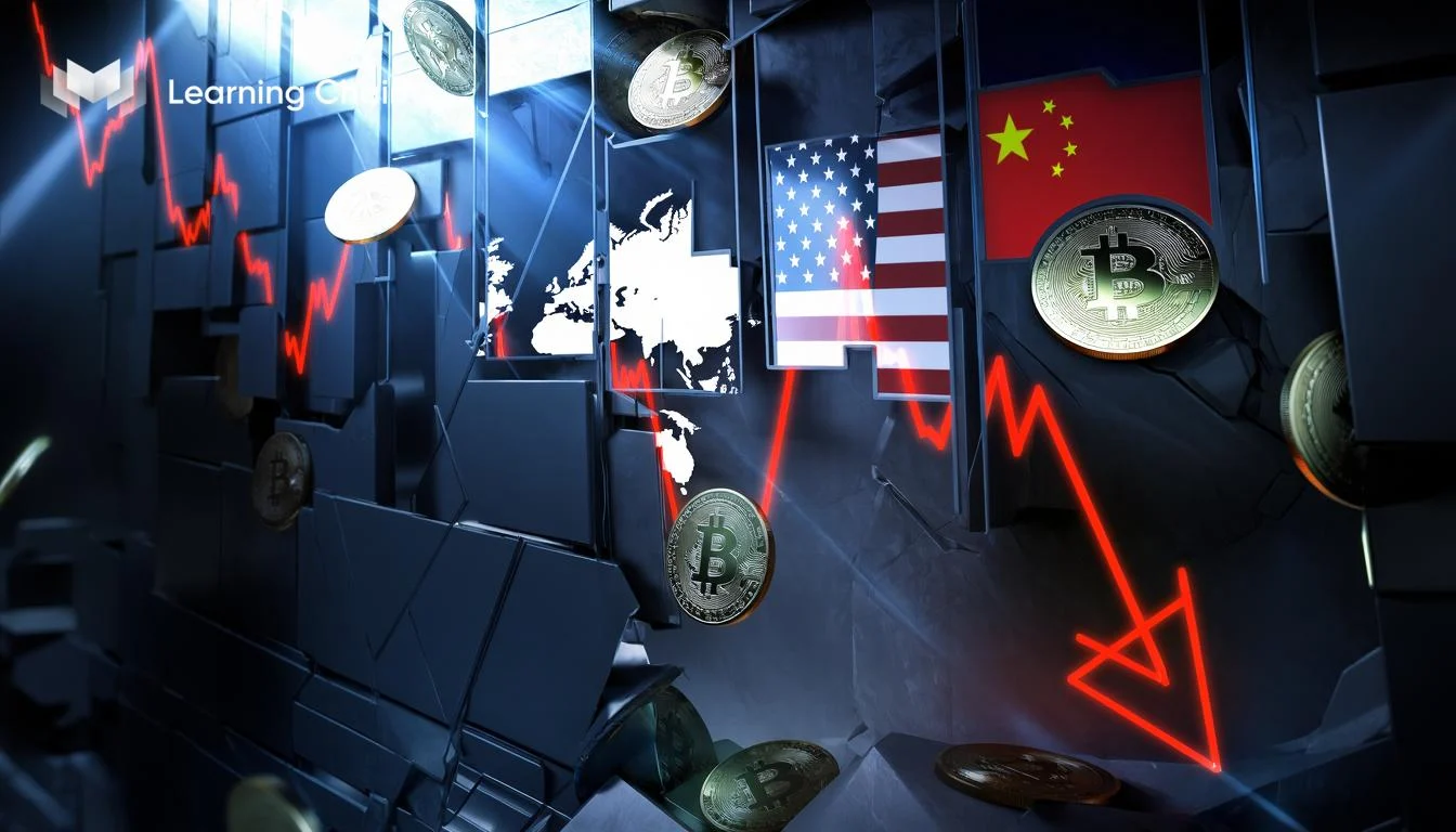 tariff war us china tac dong den co phieu kho bac bitcoin